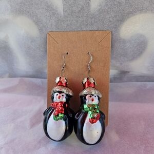 Festive Snowman Earrings